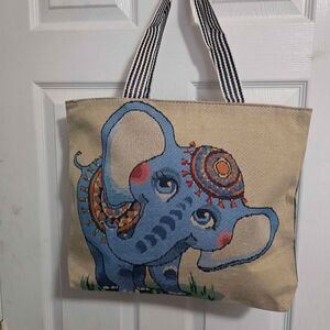 8 Assorted Canvas Tote Bag With Zipper Enclosure (New) 14x17